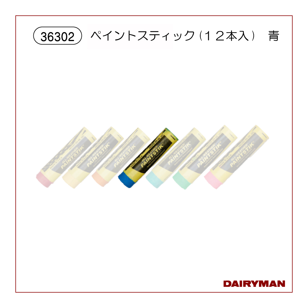 ペイントスティック（１２本入）　青【36302】